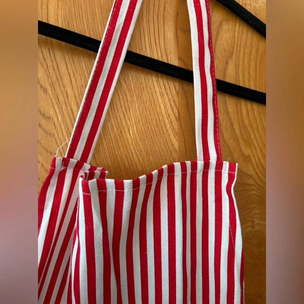 Unbranded Red and White Striped Apron